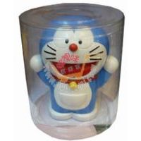 日本卡通錢罐什果糖錢罐多啦A夢/8粒