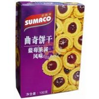 素瑪哥曲奇餅干(藍(lán)莓果醬風(fēng)味)100克