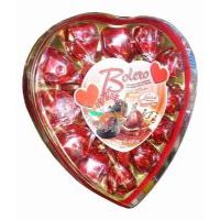 徠卡櫻桃酒心巧克力心形禮盒125克(可二味混批)