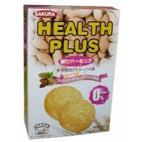 健康加分無糖五谷纖維餅(杏仁味)120克