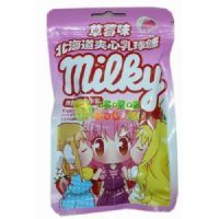 北海道夾心乳球糖(草莓味)40克