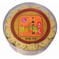 嘉記園罐裝杏仁餅(芝麻)300克