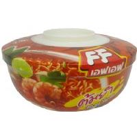 泰國FF牌酸辣蝦味碗面65克